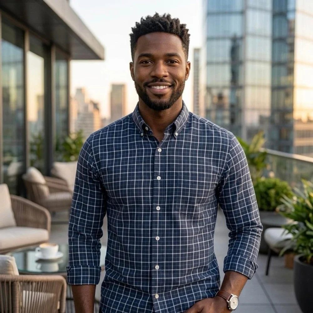 Reserved: Men's Medium J. Crew checkered button-up Oxford shirt